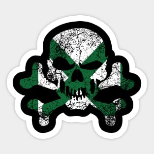 Vintage Cape Breton Skull Sticker